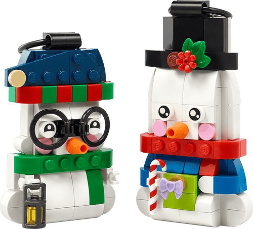 40812 Snowman Ornaments