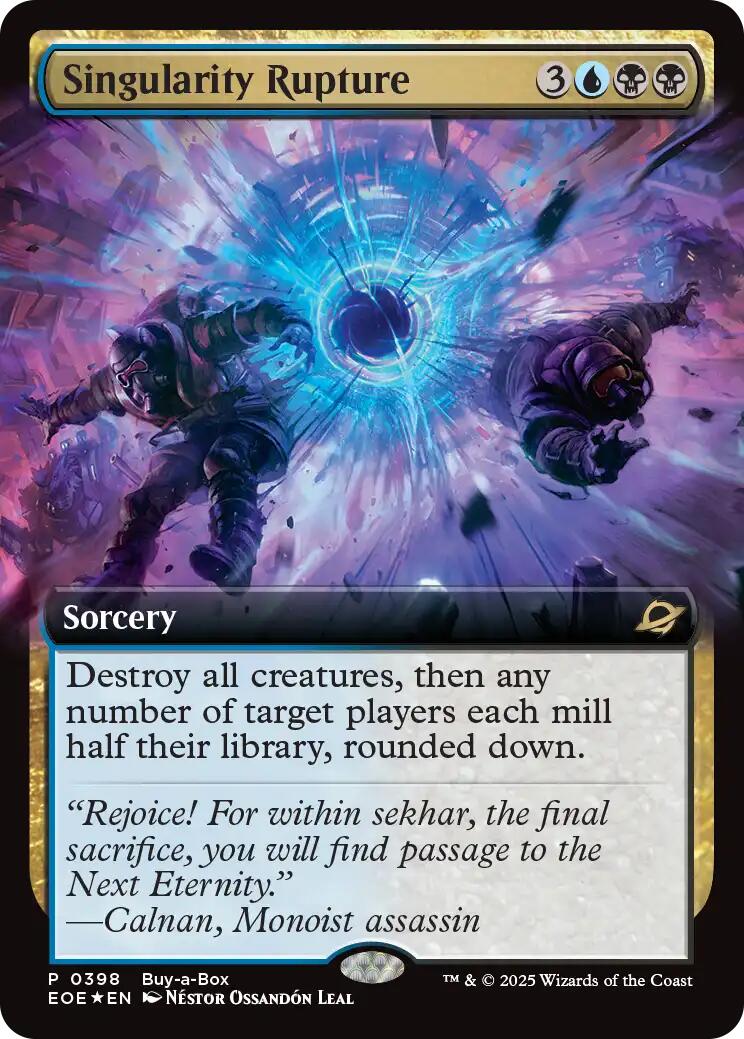 Singularity Rupture (Extended Art)