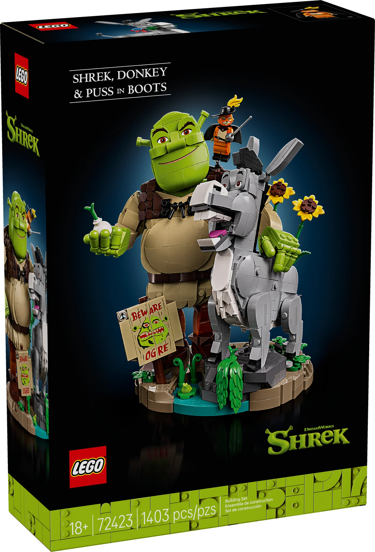 72423 Shrek, Donkey & Puss in Boots