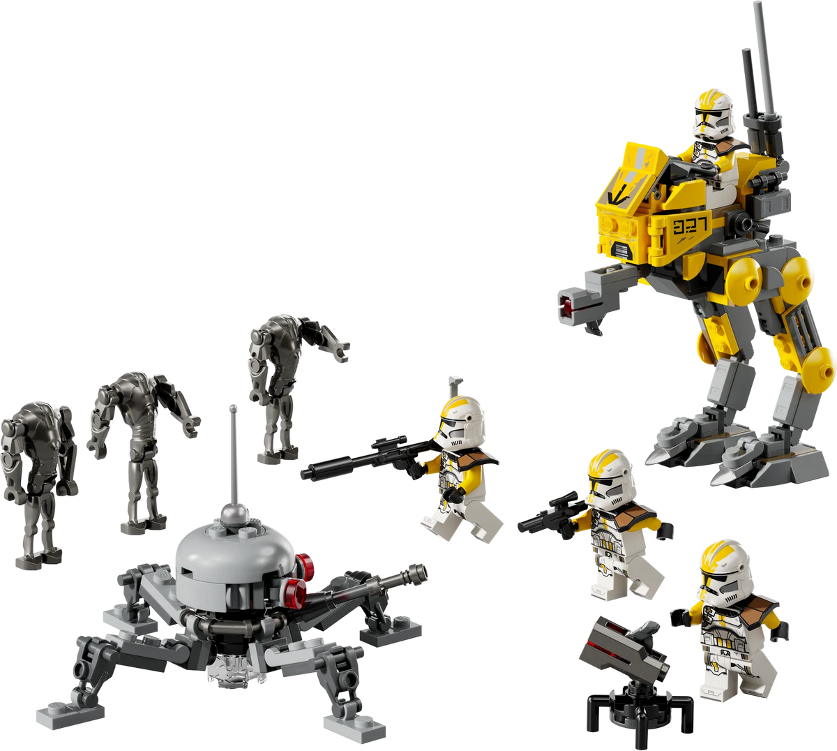 75431 327th Star Corps Clone Troopers™ Battle Pack