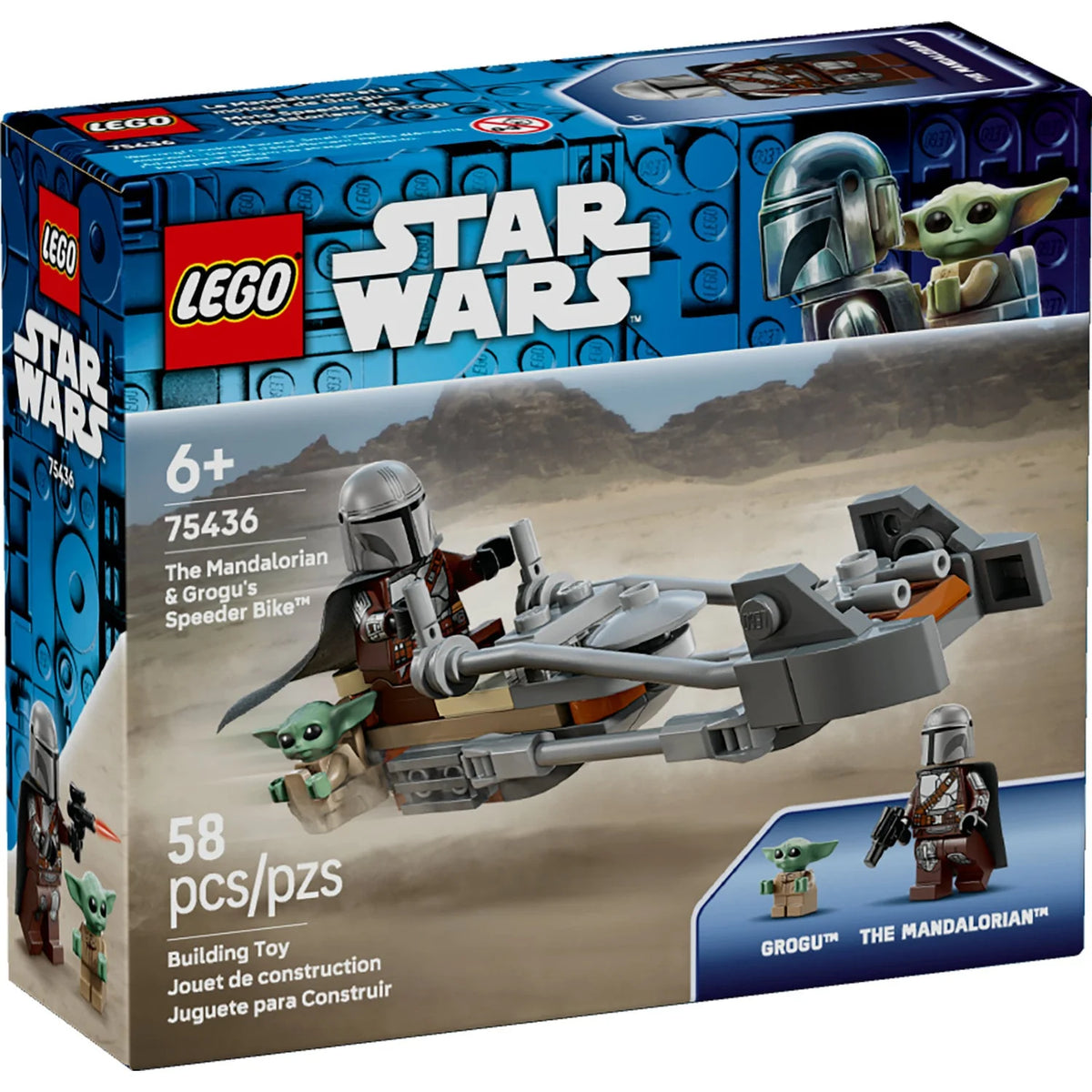 75436 The Mandalorian & Grogu's Speeder Bike™