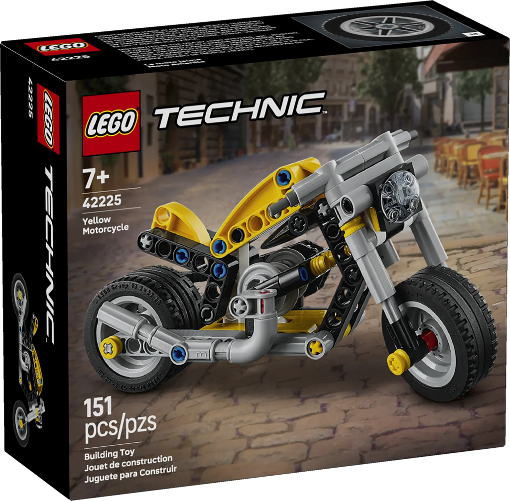 42225 Yellow Motorcycle