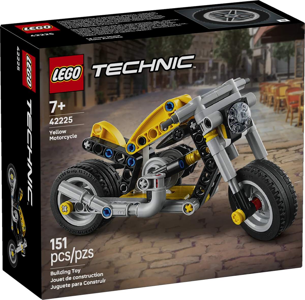 42225 Yellow Motorcycle