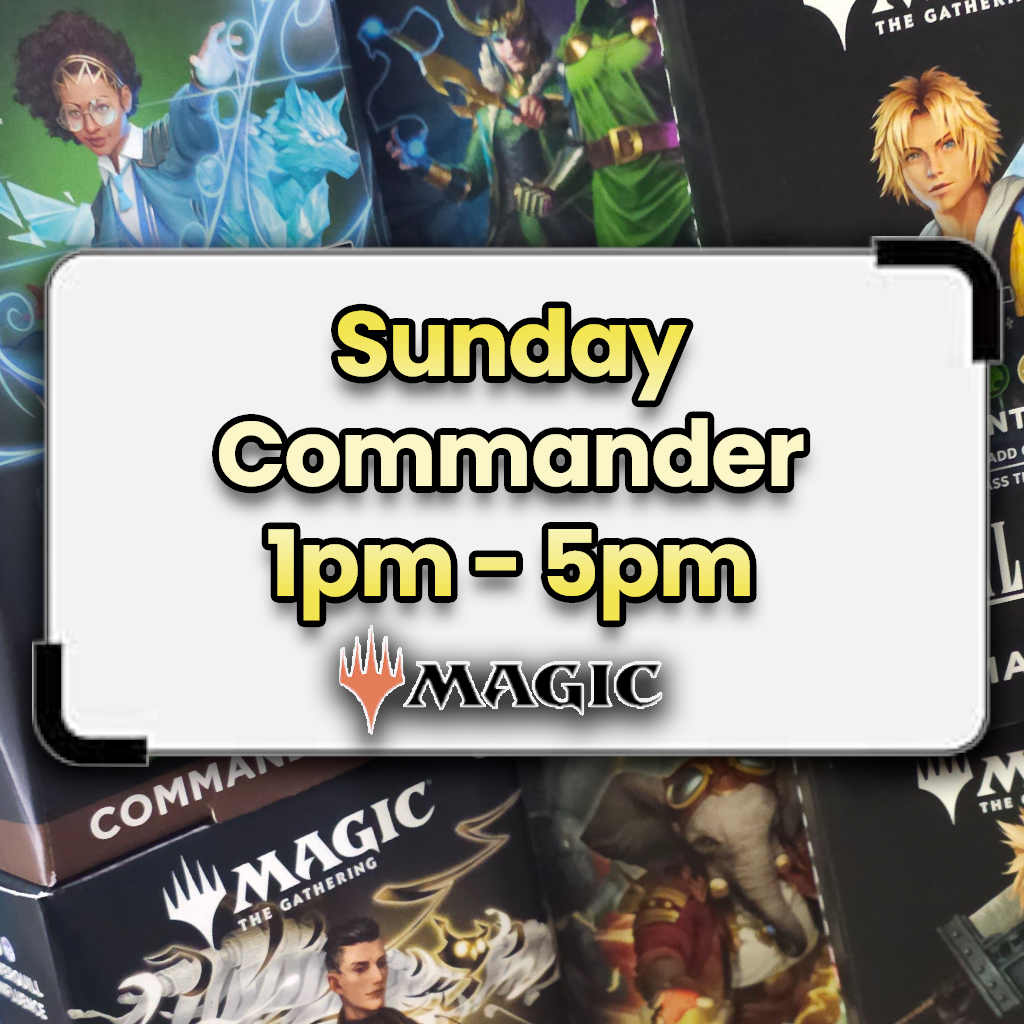 Casual Commander Afternoon- Sunday October 11th 1pm- 5pm