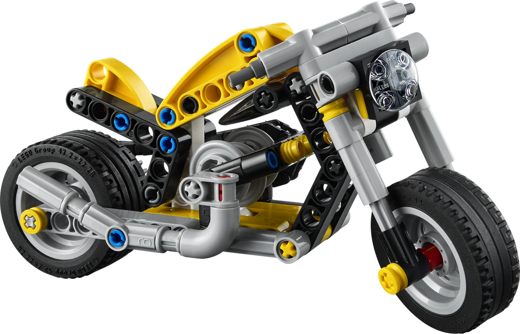 42225 Yellow Motorcycle
