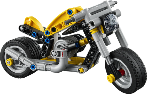 42225 Yellow Motorcycle